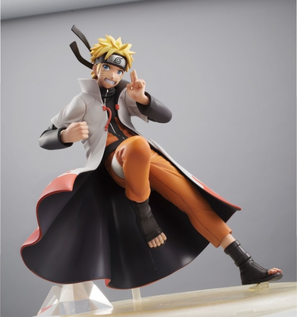 Naruto with Yondaime Coat G.E.M. Series 1/8 Scale Naruto Shippuden Figure (Sage Mode and Dark Eyes)